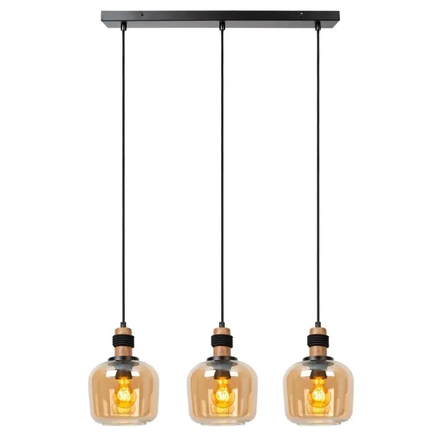 Hanglampen-Lucide ILONA Hanglamp - Amber