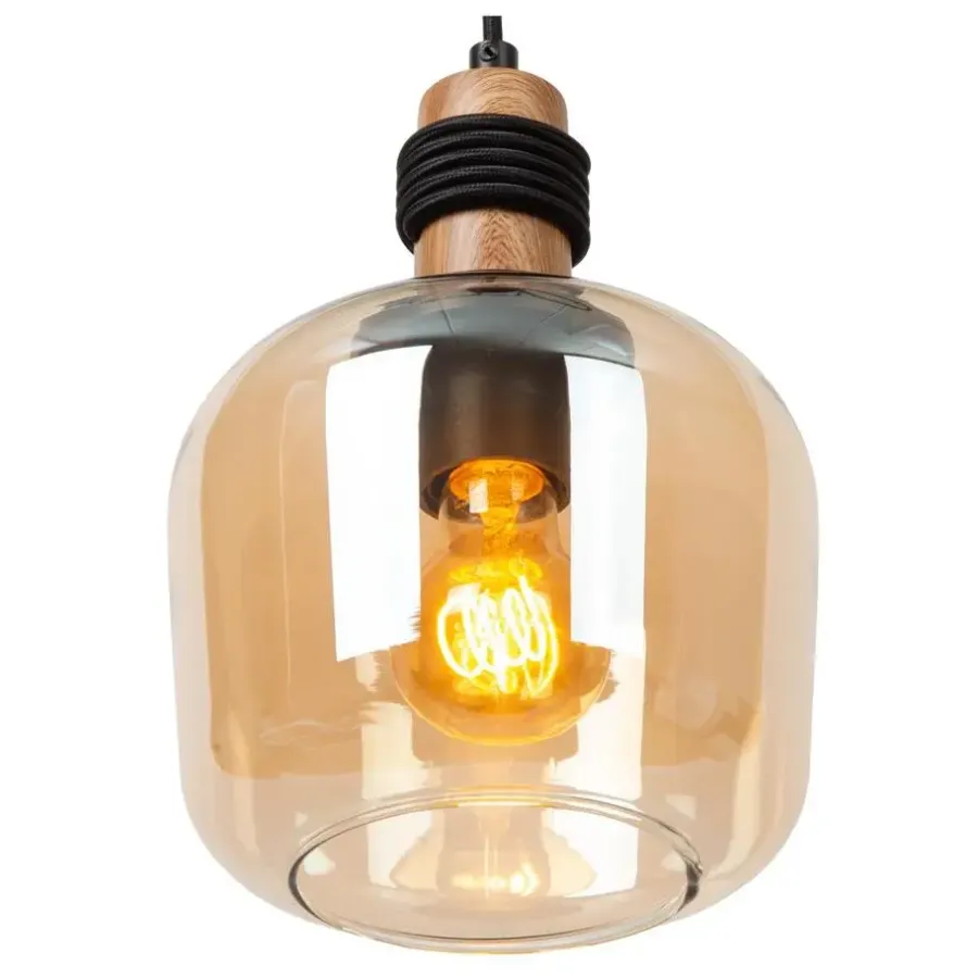 Hanglampen-Lucide ILONA Hanglamp - Amber