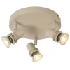 Plafondlampen-Lucide KIANTI Plafondspot - Taupe