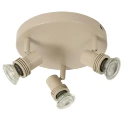 Plafondlampen-Lucide KIANTI Plafondspot - Taupe