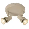 Plafondlampen-Lucide KIANTI Plafondspot - Taupe