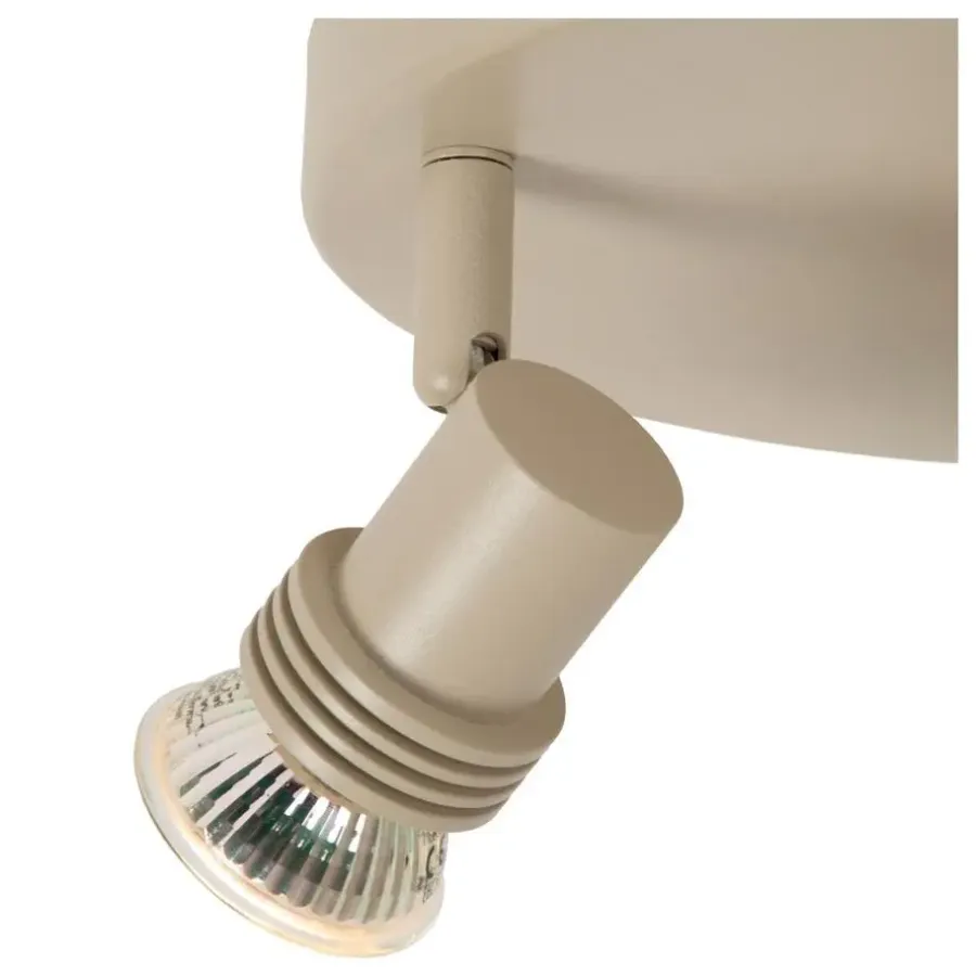 Plafondlampen-Lucide KIANTI Plafondspot - Taupe