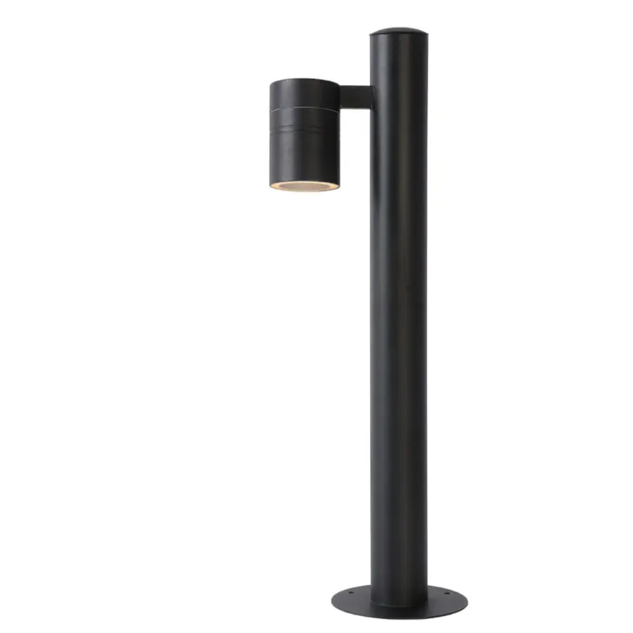 Staande Lampen-Lucide LED sokkellamp buiten ARNE IP44 - zwart - Ø6,3 cm