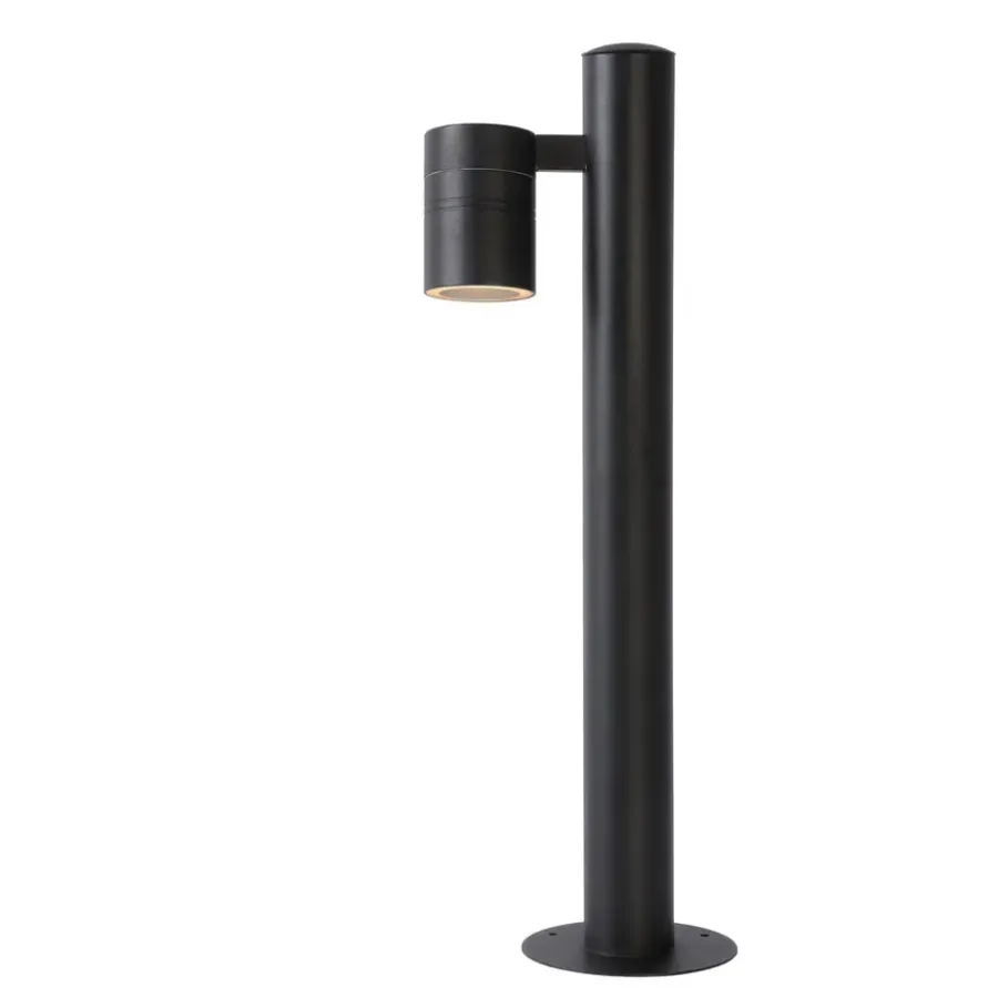 Staande Lampen-Lucide LED sokkellamp buiten ARNE IP44 - zwart - Ø6,3 cm