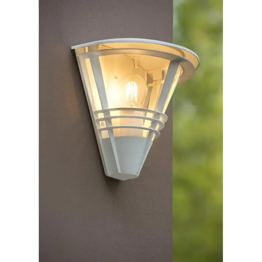 Buitenverlichting|Wandlampen-Lucide LIVIA Wandlamp - Wit