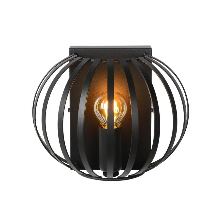 Wandlampen-Lucide MANUELA Wandlamp - Zwart