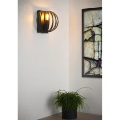 Wandlampen-Lucide MANUELA Wandlamp - Zwart