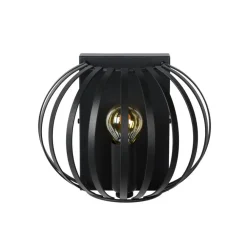 Wandlampen-Lucide MANUELA Wandlamp - Zwart