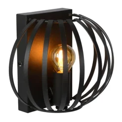 Wandlampen-Lucide MANUELA Wandlamp - Zwart