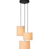 Hanglampen-Lucide MAYA Hanglamp - Beige