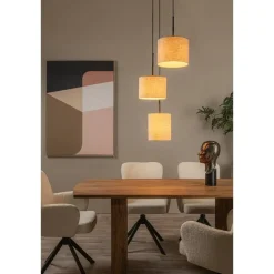 Hanglampen-Lucide MAYA Hanglamp - Beige