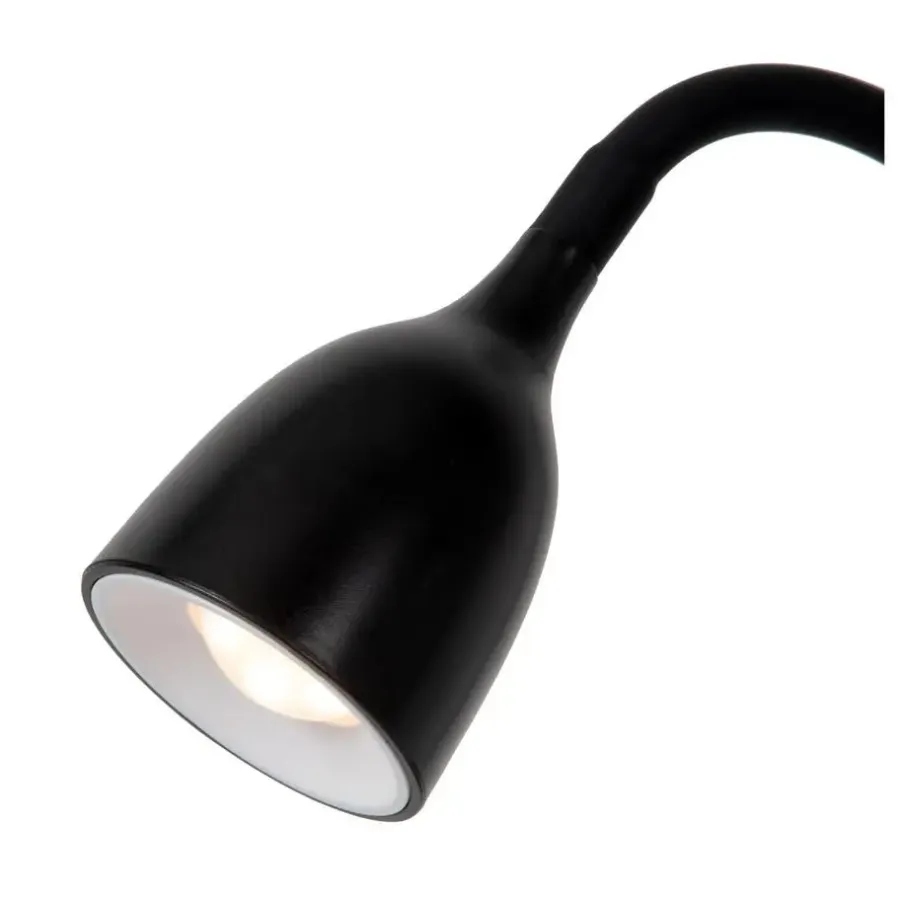 Bureaulampen|Bureaulampen-Lucide MILO Bureaulamp - Zwart