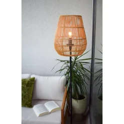 Staande Lampen-Lucide NERIDA Vloerlamp - Naturel
