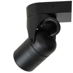 Wandlampen-Lucide NIORT - Plafondspot Buiten - 2xGU10 - IP44 - Zwart