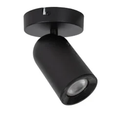 Wandlampen-Lucide PUNCH Plafondspot - Zwart