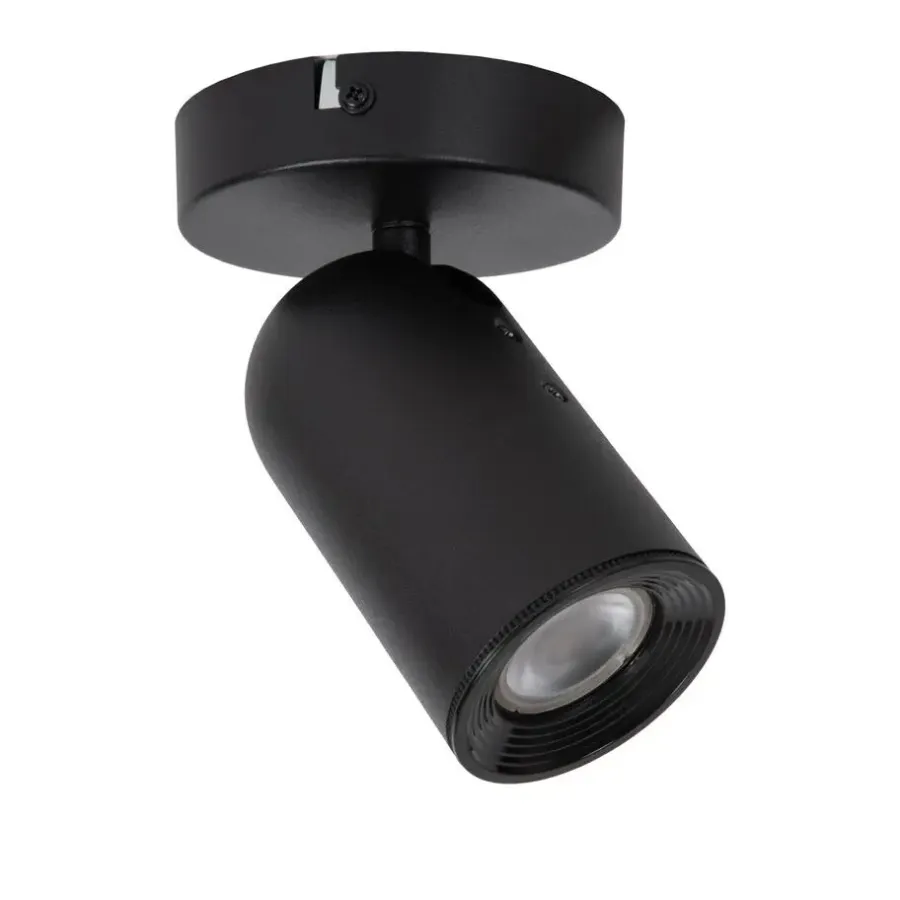Wandlampen-Lucide PUNCH Plafondspot - Zwart