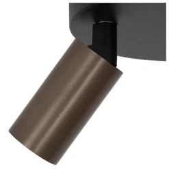 Plafondlampen-Lucide RITMO Plafondspot - Koffie