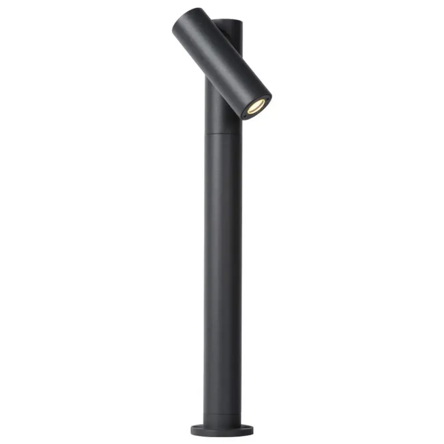 Buitenverlichting|Staande Lampen-Lucide TATUM Sokkellamp - Antraciet
