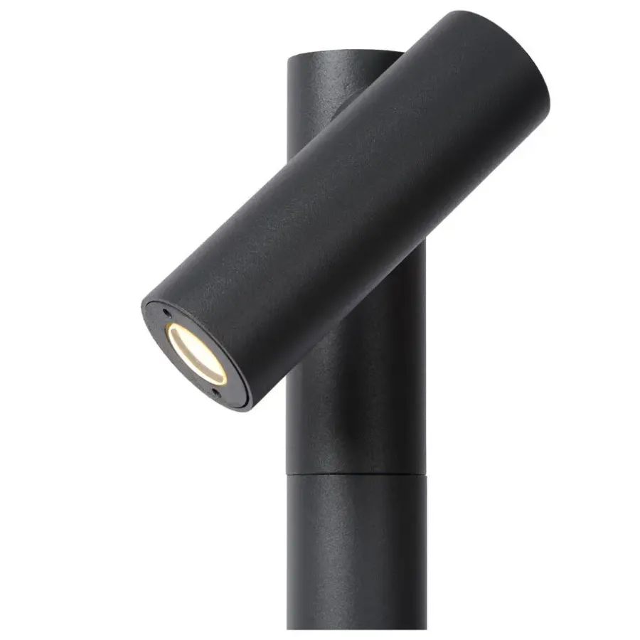 Buitenverlichting|Staande Lampen-Lucide TATUM Sokkellamp - Antraciet