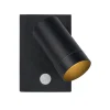 Buitenlampen Met Sensor|Wandlampen-Lucide TAYLOR Wandspot - Zwart