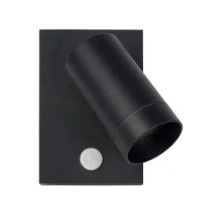 Buitenlampen Met Sensor|Wandlampen-Lucide TAYLOR Wandspot - Zwart