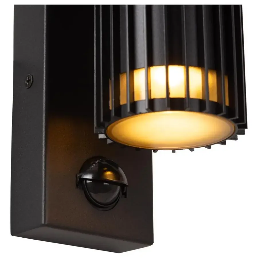 Wandlampen-Merkloos Lucide TIMBALA Wandspot - Zwart