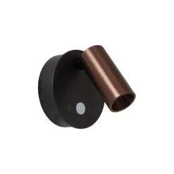 Wandlampen-Lucide TONI Wandspot - Koffie