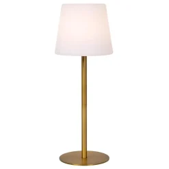 Tafellampen-Lucide TYON Tafellamp - Mat Goud / Messing