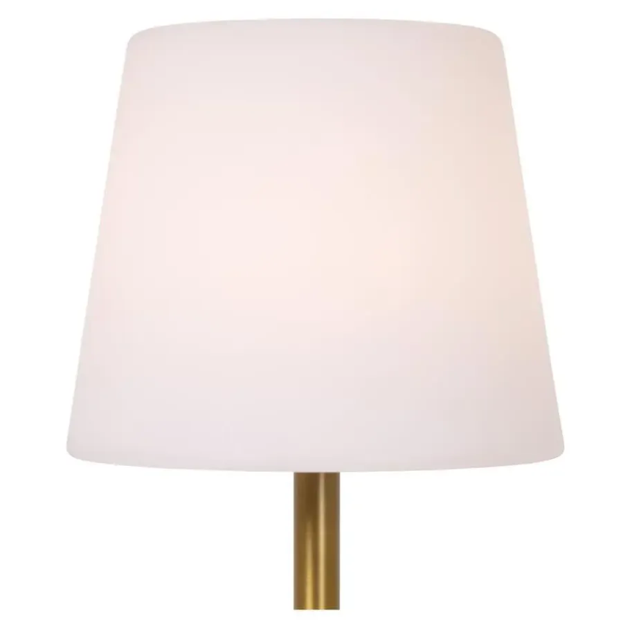 Tafellampen-Lucide TYON Tafellamp - Mat Goud / Messing