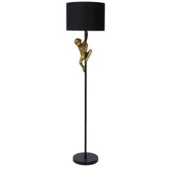 Staande Lampen-Lucide vloerlamp Extravaganza Chimp - zwart