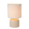 Lucide WOOLLY Tafellamp - Beige