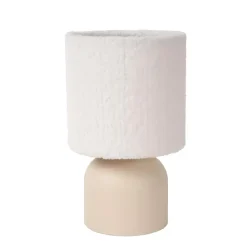Lucide WOOLLY Tafellamp - Beige