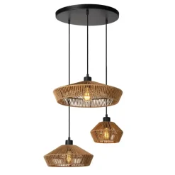 Hanglampen-Lucide YUNKAI Hanglamp - Naturel