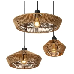 Hanglampen-Lucide YUNKAI Hanglamp - Naturel