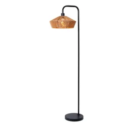 Staande Lampen-Lucide YUNKAI Vloerlamp - Naturel