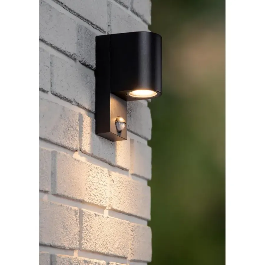 Lucide ZARO IR Wandspot - Zwart