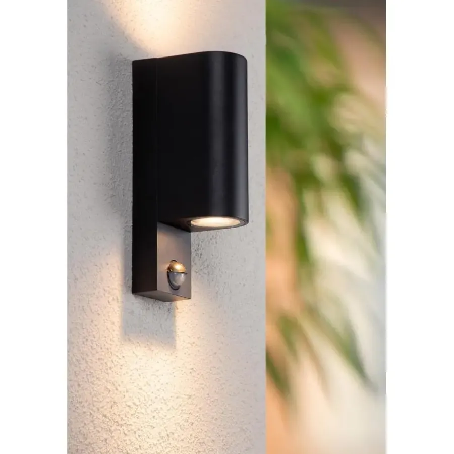 Lucide ZARO IR Wandspot - Zwart