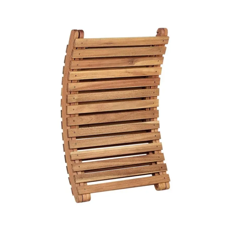 Beliani LUINO - Ligstoel - Wit - Hout