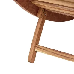 Beliani LUINO - Ligstoel - Wit - Hout