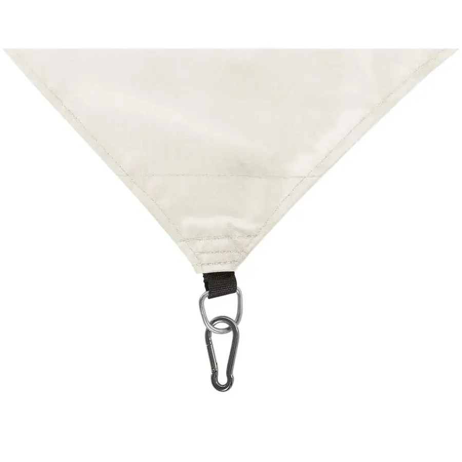 Schaduwdoeken-Beliani LUKKA - Schaduwdoek - Gebroken wit - 300 cm - Polyester
