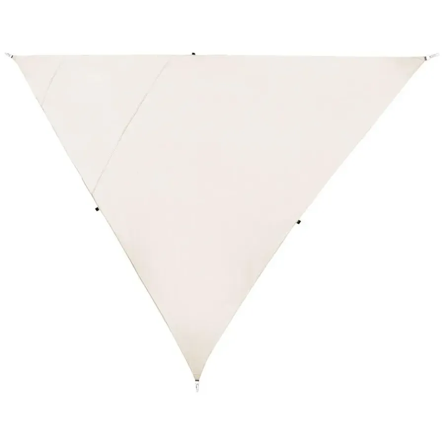 Beliani LUKKA - Schaduwdoek - Gebroken wit - Polyester