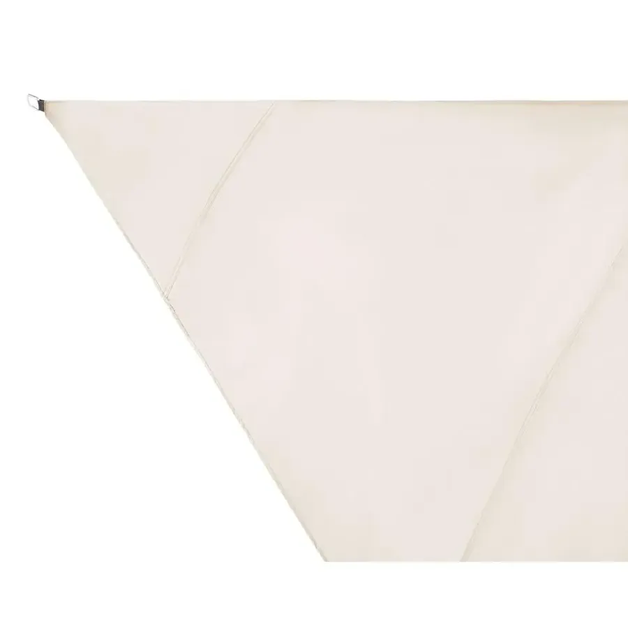 Beliani LUKKA - Schaduwdoek - Gebroken wit - Polyester