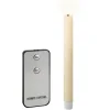 Kaarsen-Lumineo Dinerskaarsen - LED - 4 ST - creme wit - 24 cm