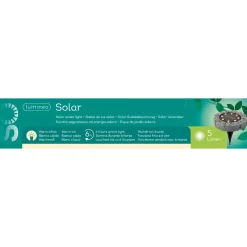 Lumineo prikspot/grondspot grijs - 11 x 2 cm - kunststeen