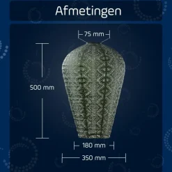 Lichtsnoeren-Lumiz Lampion op zonne energie - Solar tuinverlichting - Monaco Set - 3 stuks