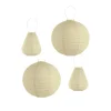 Lumiz Lampion op zonne energie - Solar tuinverlichting - Gele Set - 3 stuks