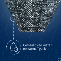 Buitenverlichting-Lumiz Solar Lampion Lace Diamond - 28 cm - Grijs Blauw