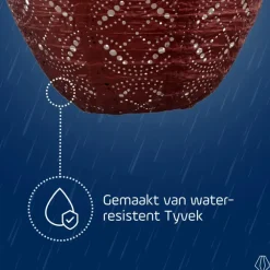 Buitenverlichting-Lumiz Solar Lampion Mandela Jar - 30 cm - Koper
