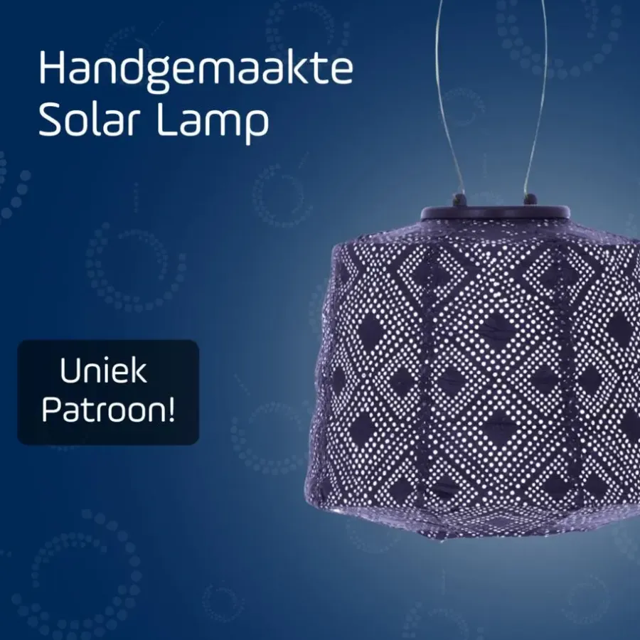 Lumiz Solar Lampion Mosaic Lamp - 20 cm - Future Dusk