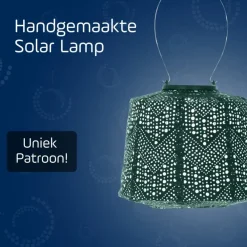 Lichtsnoeren-Lumiz Solar Lampion Verso Lamp - 20 cm - Groen